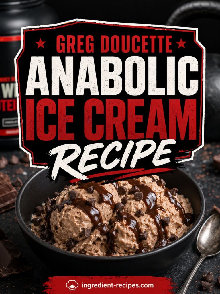 Greg Doucette Anabolic Ice Cream Recipe