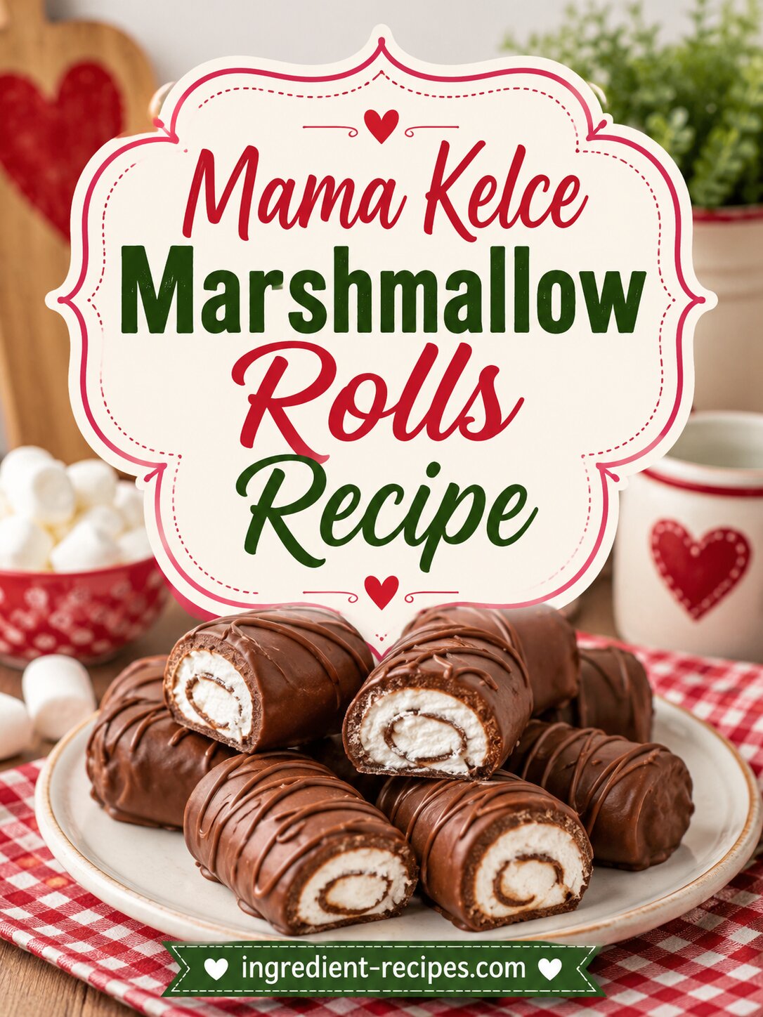 Mama Kelce Marshmallow Rolls Recipe