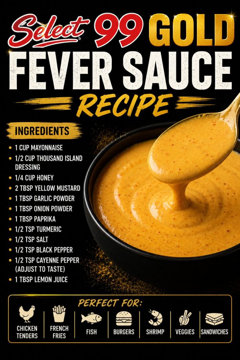 99 Gold Fever Sauce Recipe