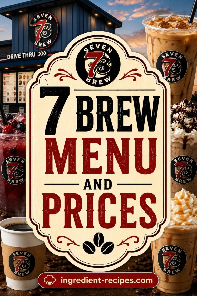 7 Brew Menu And Prices