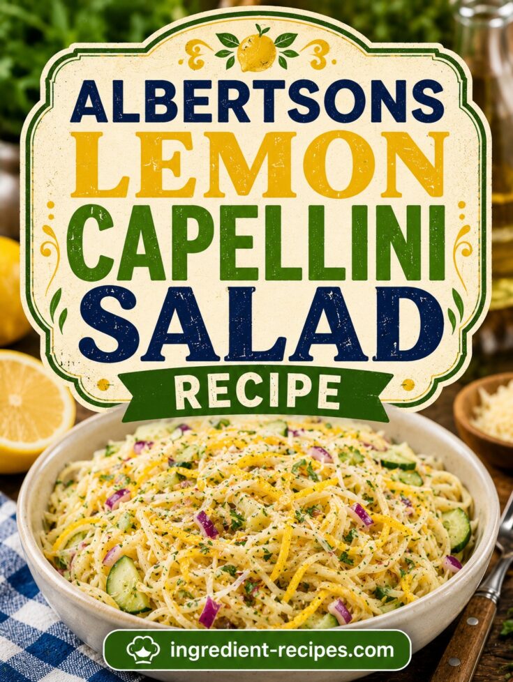 Albertsons Lemon Capellini Salad