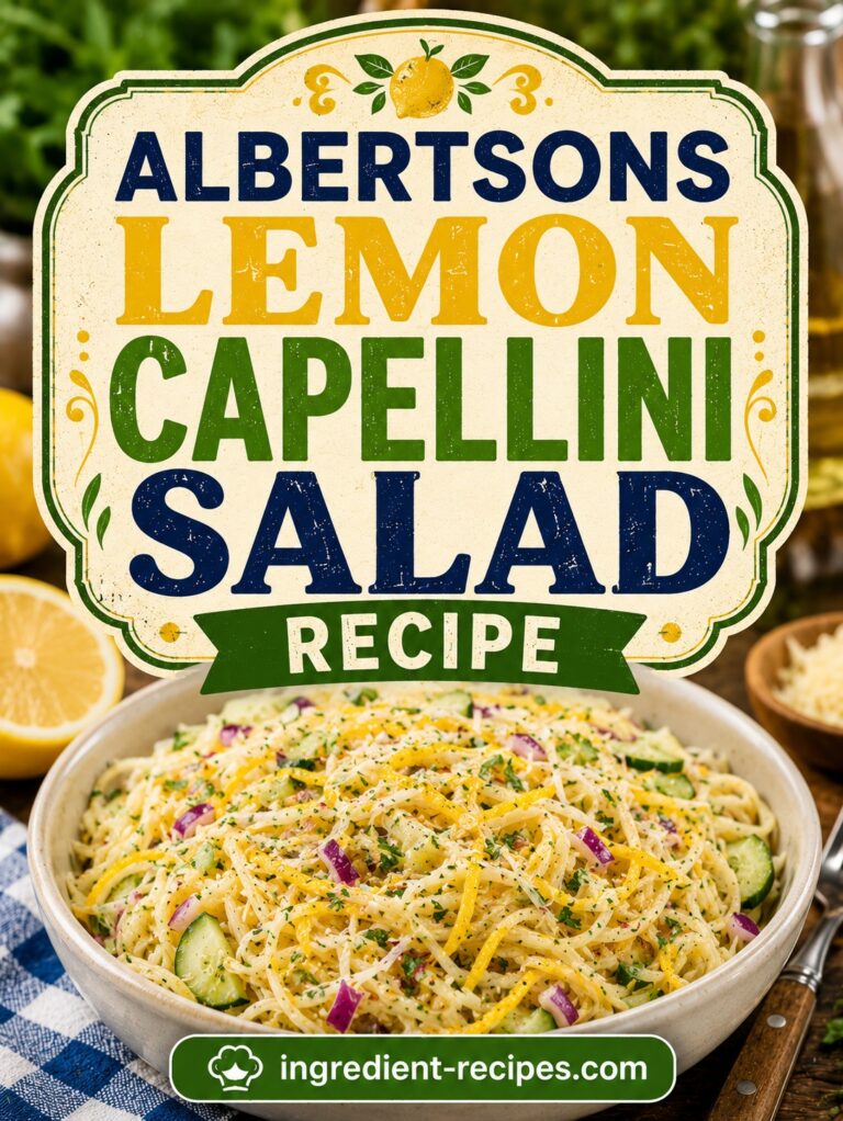 Albertsons Lemon Capellini Salad