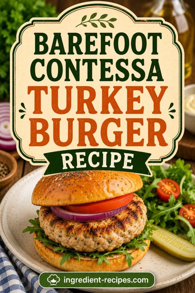 Barefoot Contessa Turkey Burger Recipe