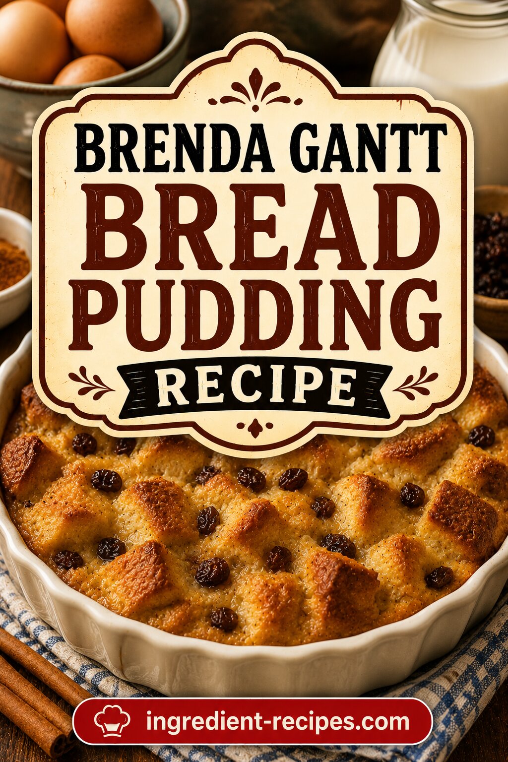 Brenda Gantt’s Bread Pudding Recipe