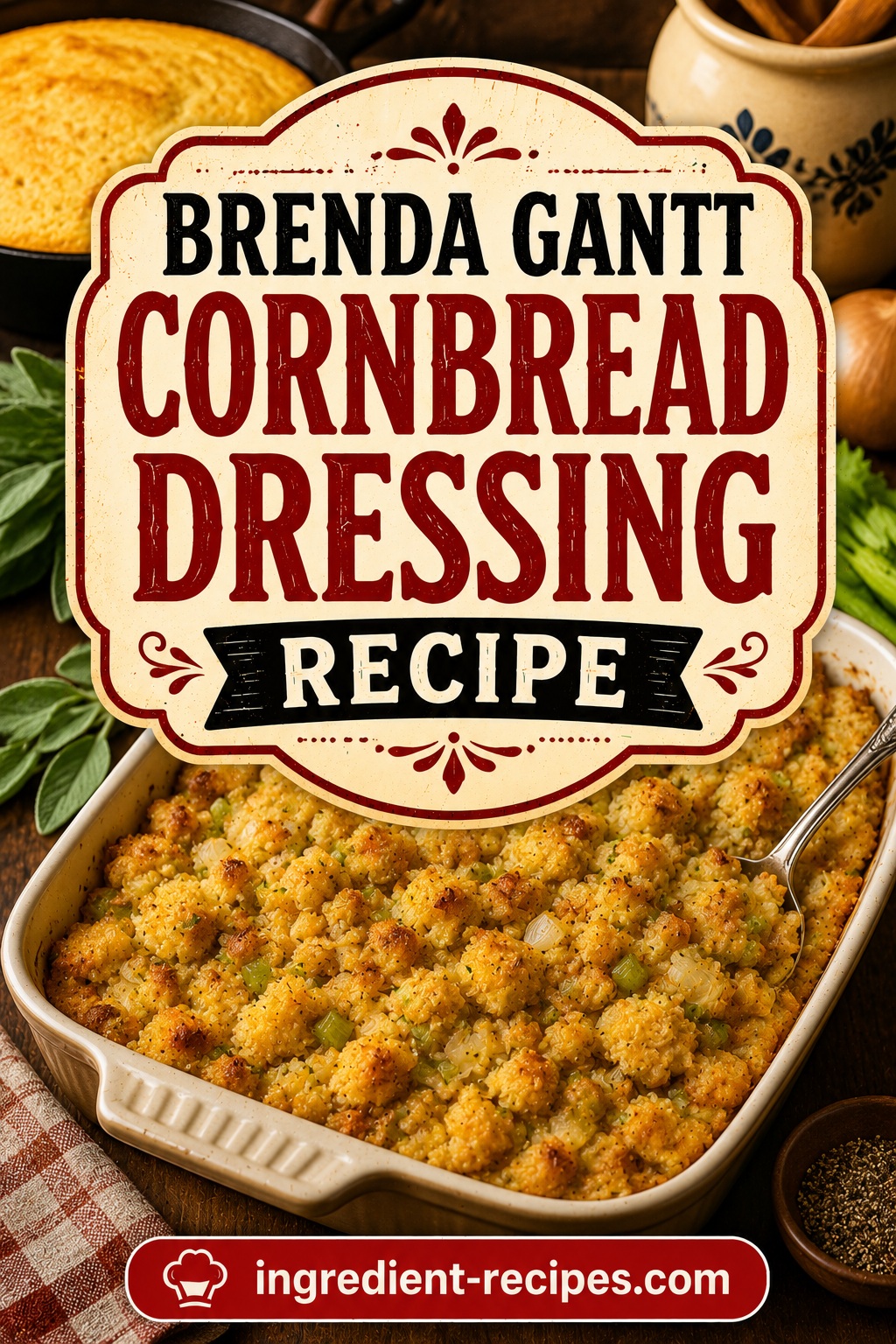 Brenda Gantt Cornbread Dressing Recipe