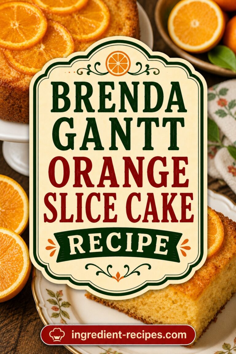 Brenda Gantt Orange Slice Cake Recipe: Southern Holiday Heirloom