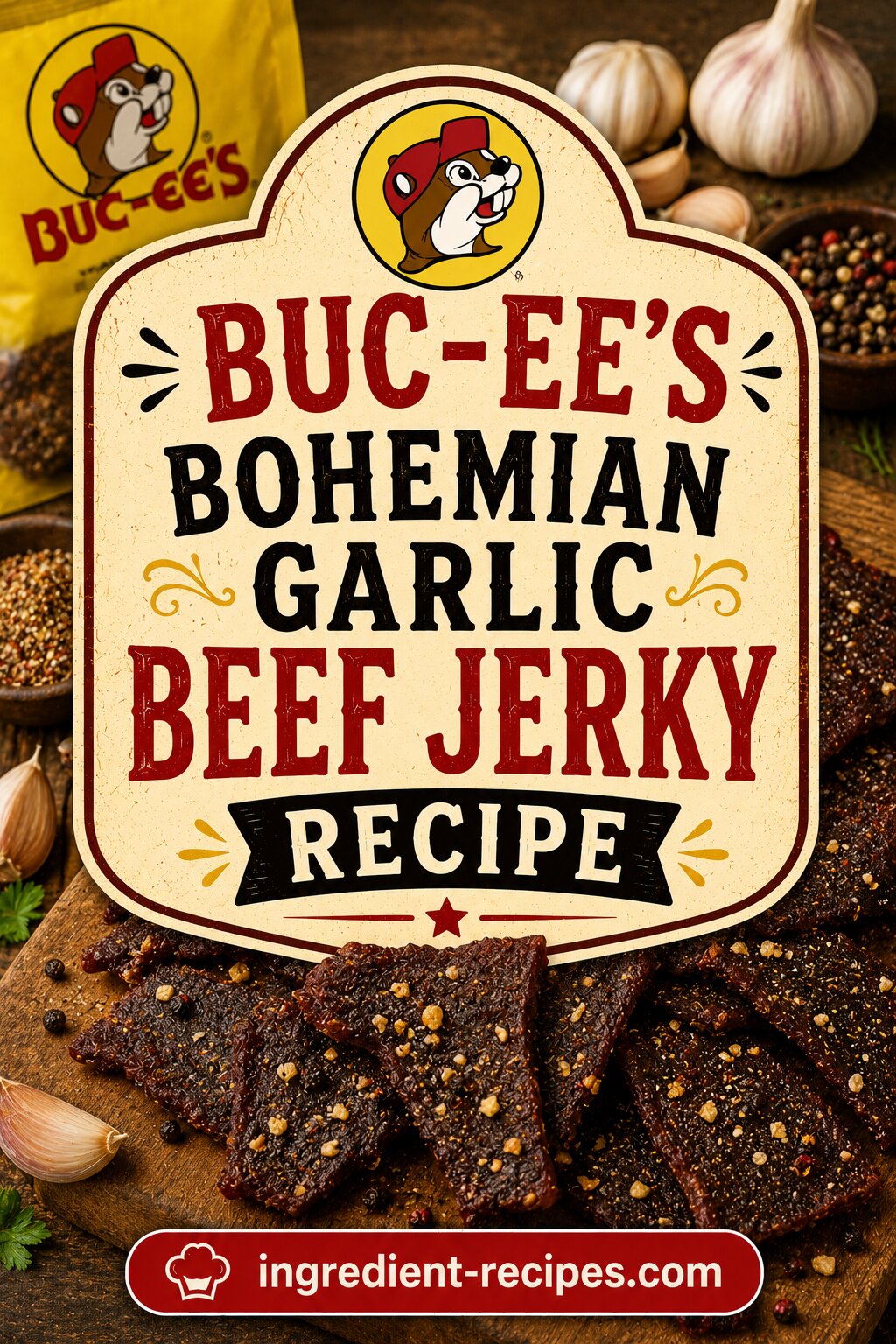 Buc-ee’s Bohemian Garlic Beef Jerky Recipe