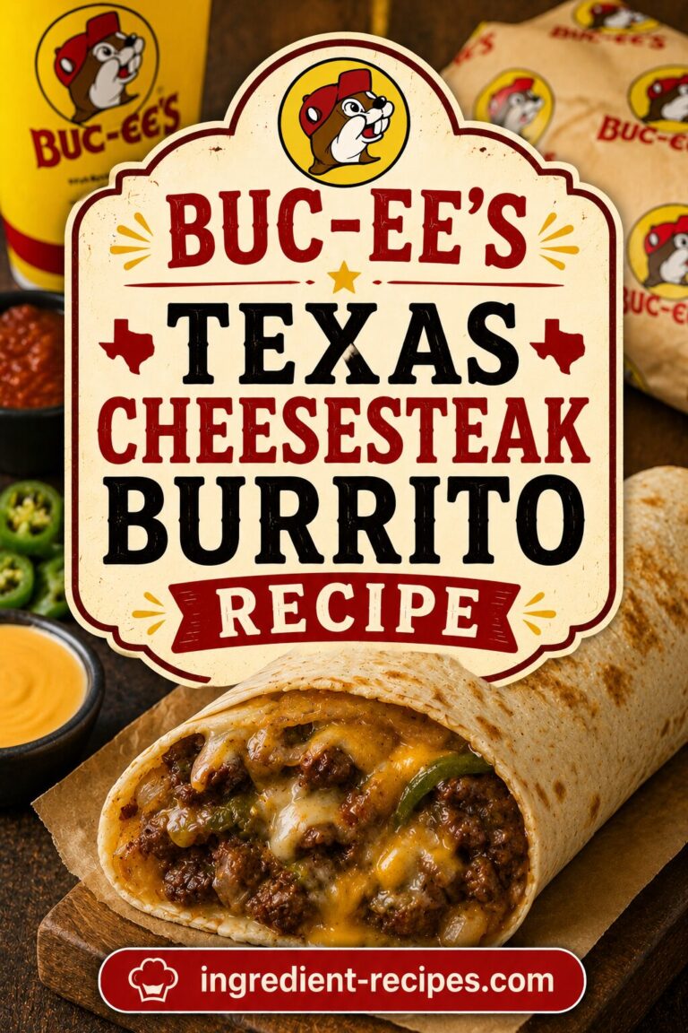 Buc‑ee’s Texas Cheesesteak Burrito Recipe