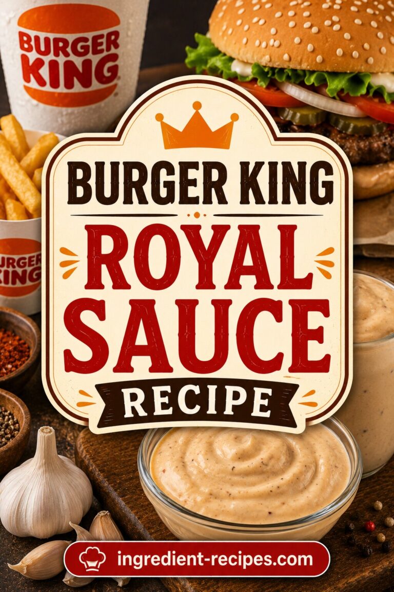 Burger King Royal Sauce Recipe