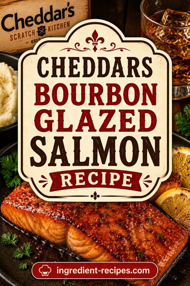 Cheddars Bourbon Glazed Salmon Recipe