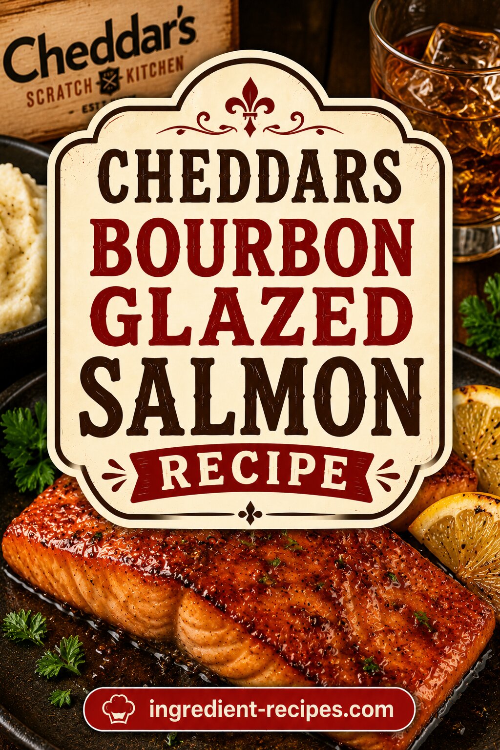 Cheddars Bourbon Glazed Salmon Recipe