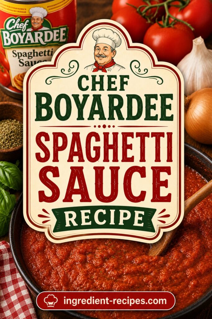 Chef Boyardee Spaghetti Sauce Recipe