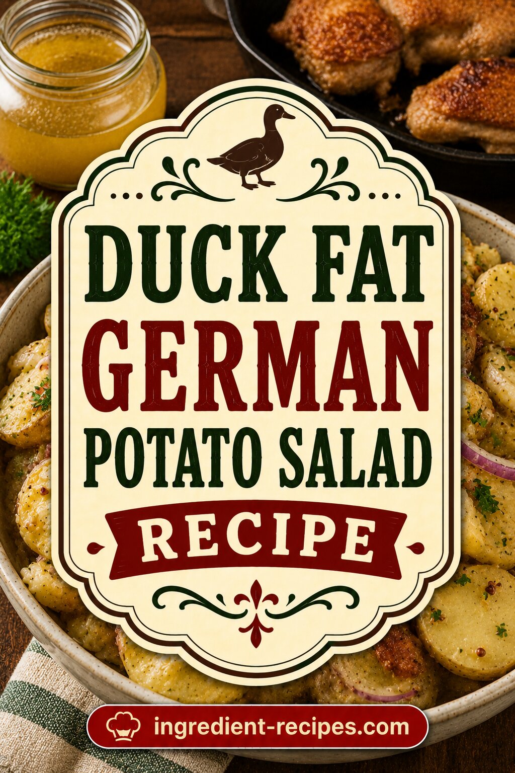 Duck Fat German Potato Salad Recipe