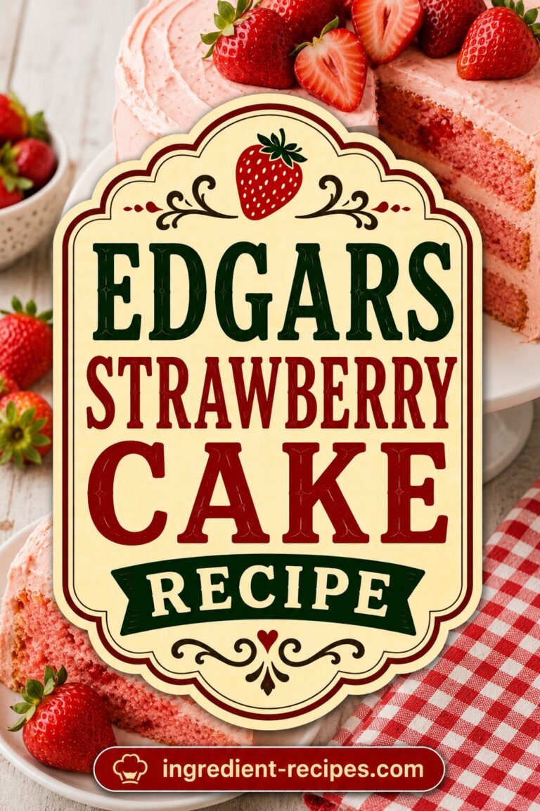 Edgars Strawberry Cake Recipe