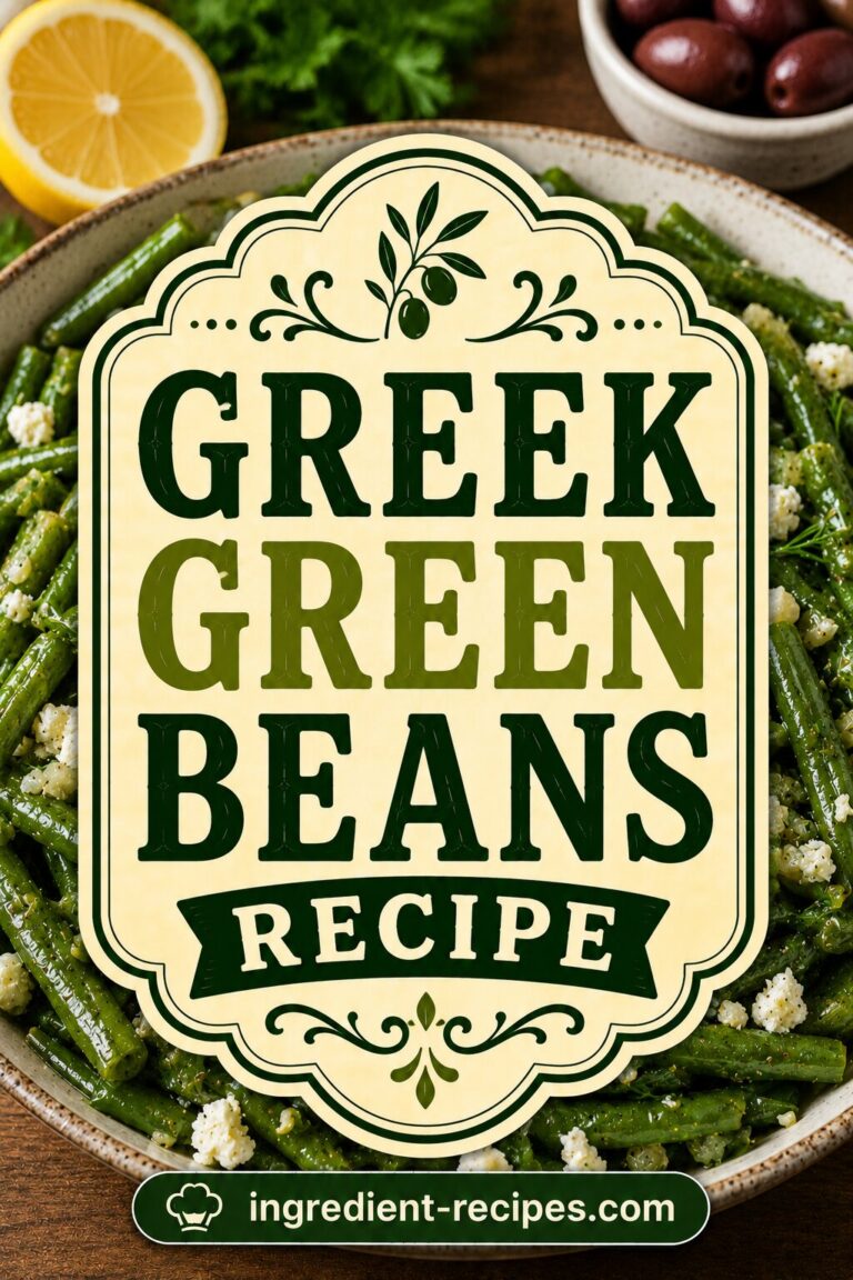 Greek Green Beans Recipe
