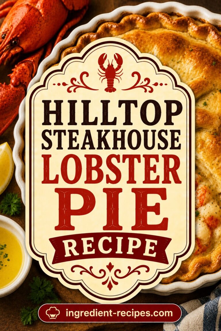 Hilltop Steakhouse Lobster Pie Recipe