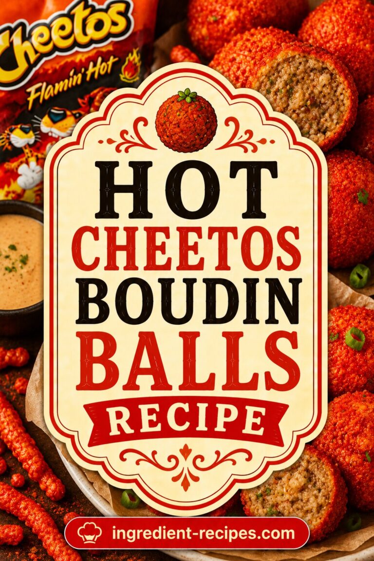 Hot Cheetos Boudin Balls Recipe
