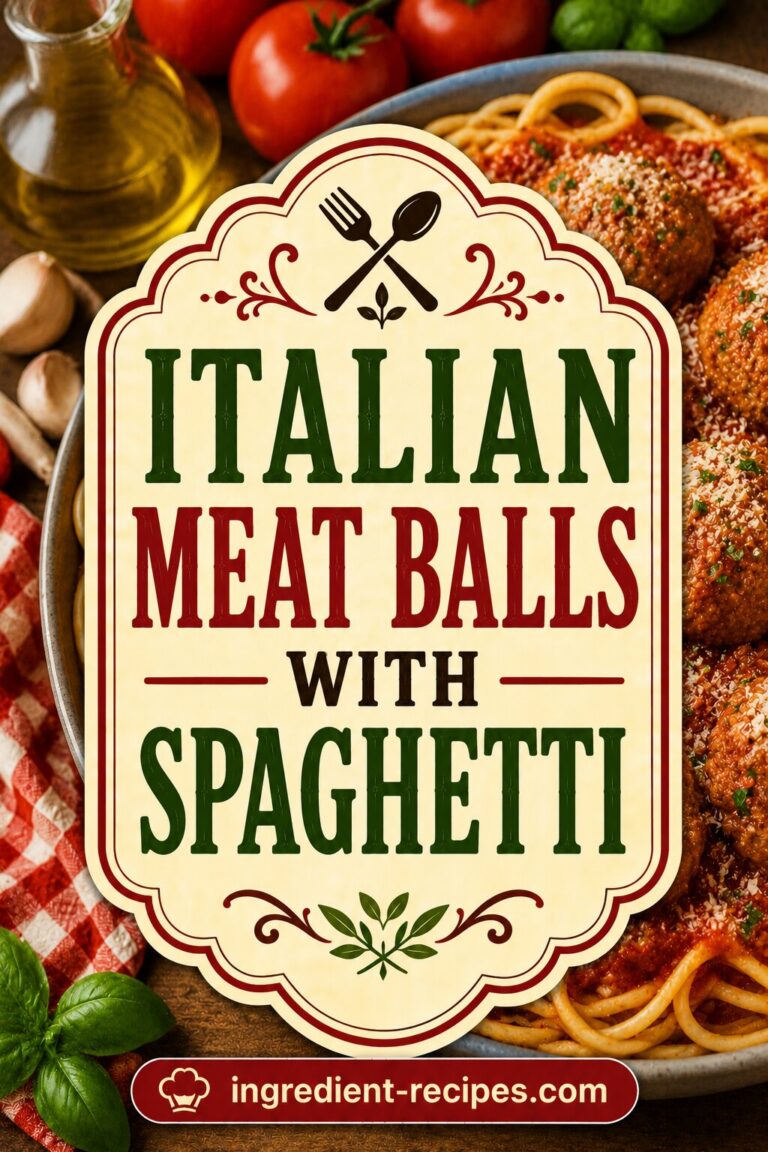 Italian Meat Balls with Spaghetti Recipe