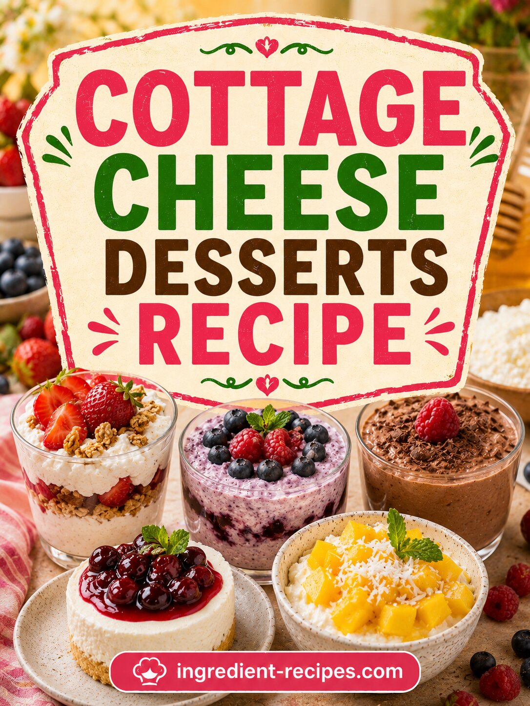 Cottage Cheese Desserts Recipe: Healthy Sweet Treats