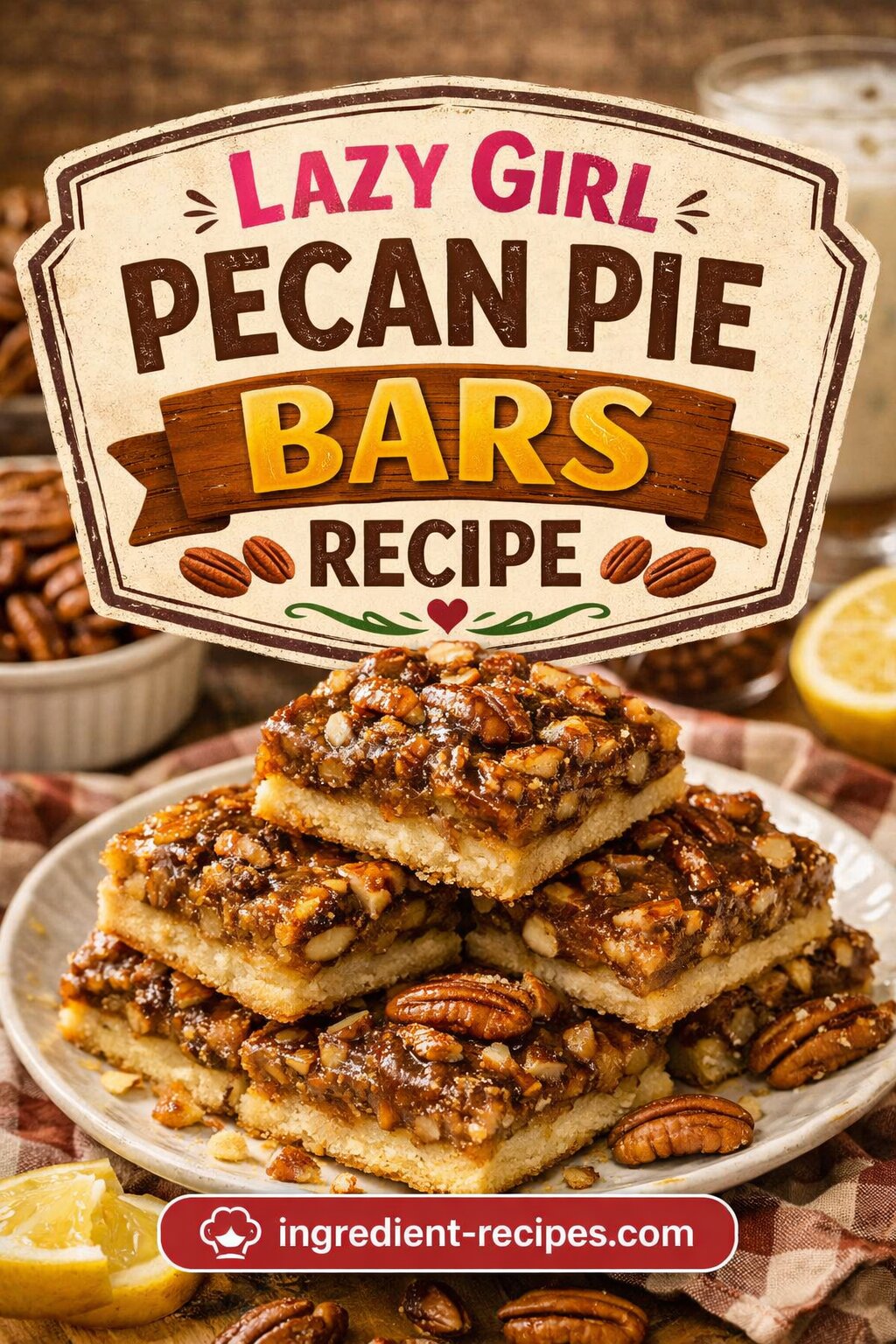 Lazy Girl Pecan Pie Bars Recipe: An Easy Southern Dessert