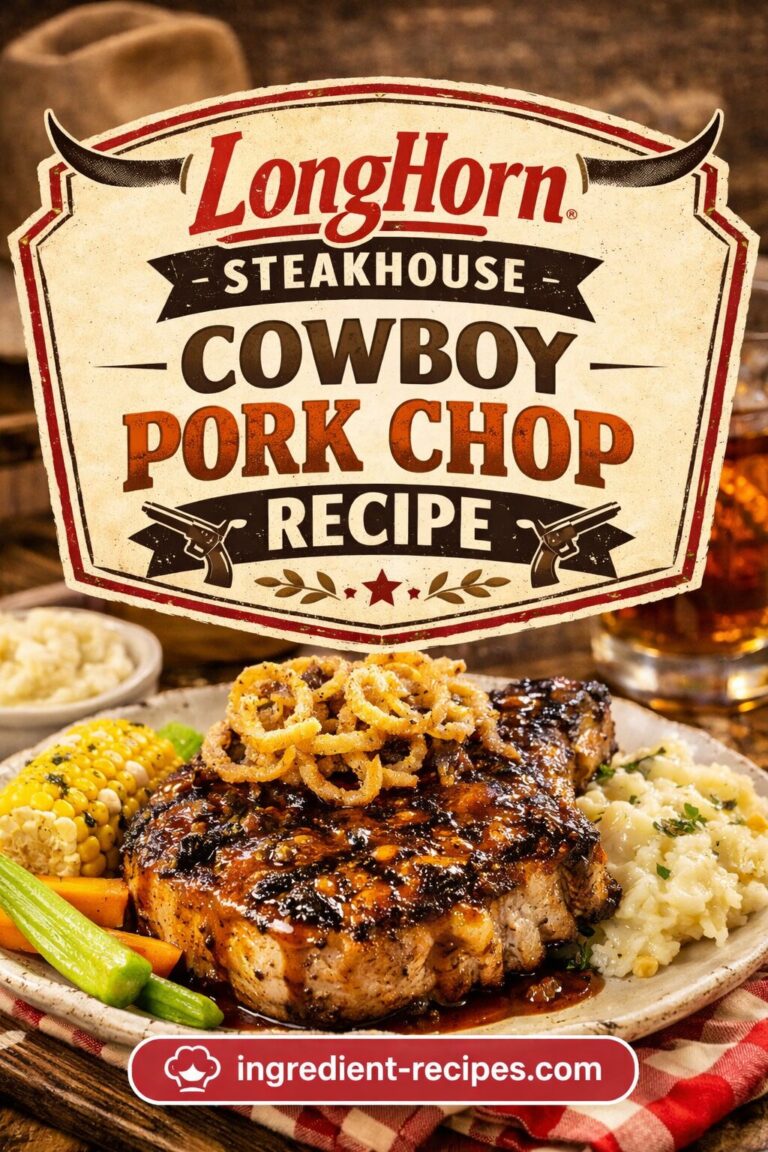 Longhorn Steakhouse Cowboy Pork Chop Recipe
