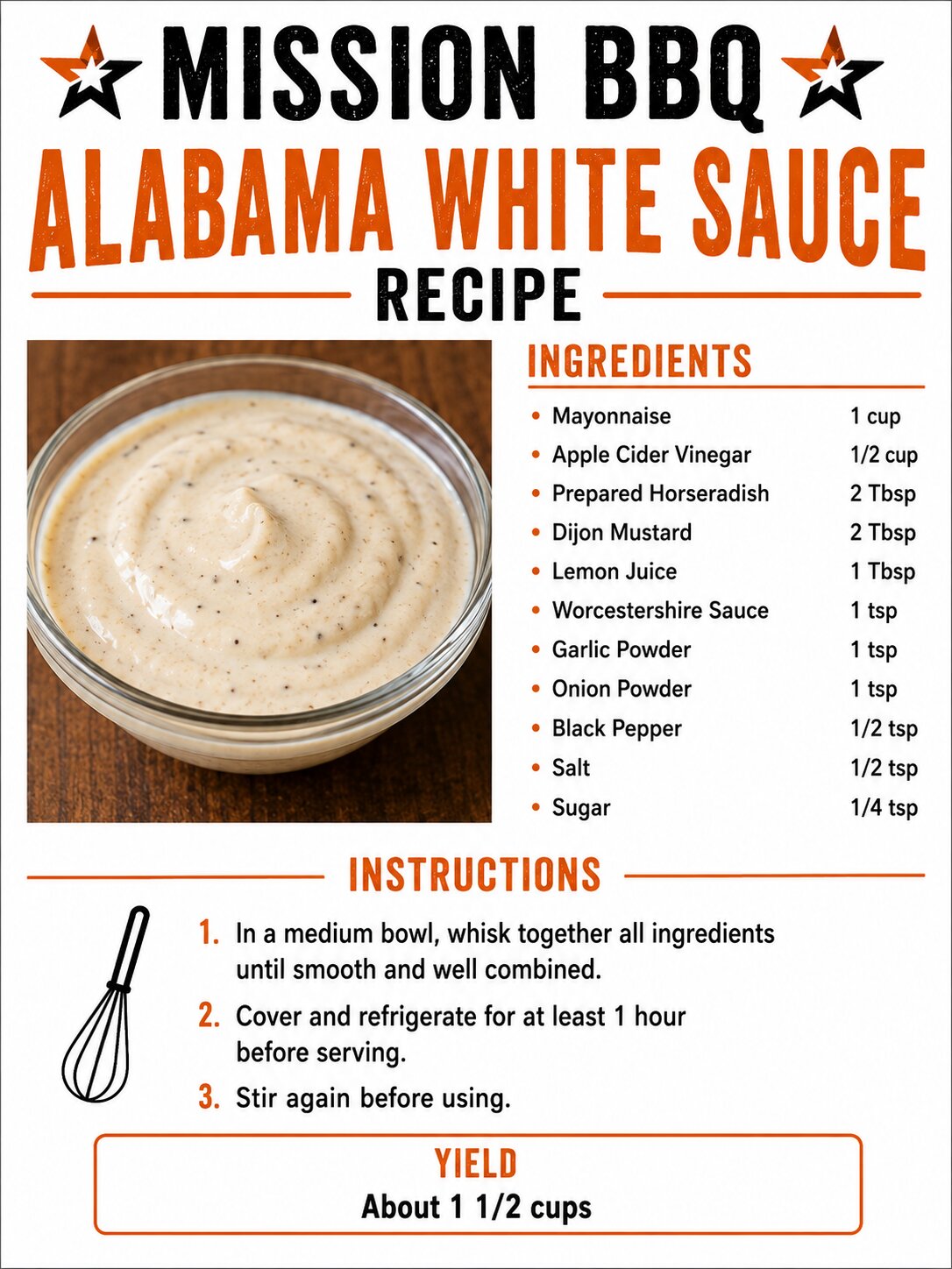 Mission BBQ Alabama White Sauce Recipe: Tangy Southern BBQ Sauce