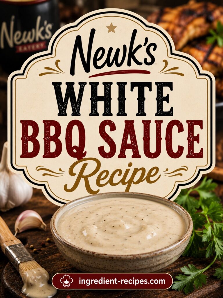Newk's White BBQ Sauce Recipe: Creamy Alabama Style Sauce