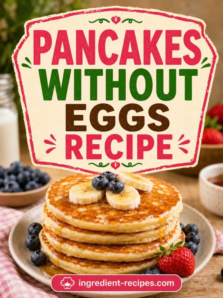 Pancakes Without Eggs Recipe: Fluffy and Delicious Eggless