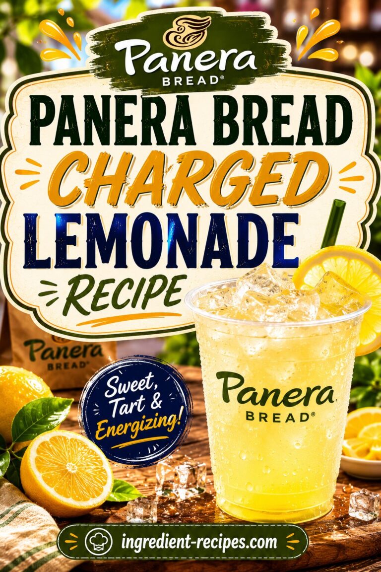 Panera Bread Charged Lemonade Recipe