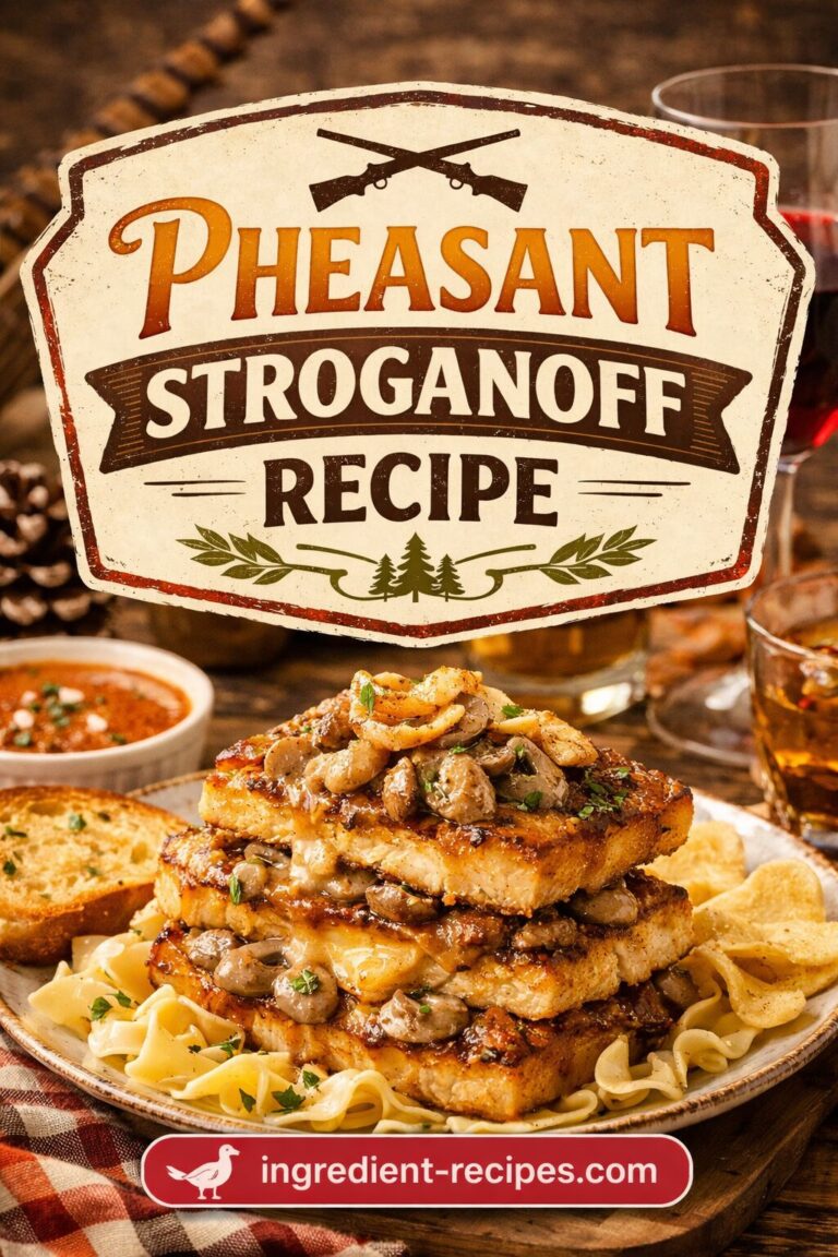 Pheasant Stroganoff Recipe: Wild Game Comfort Food Classic