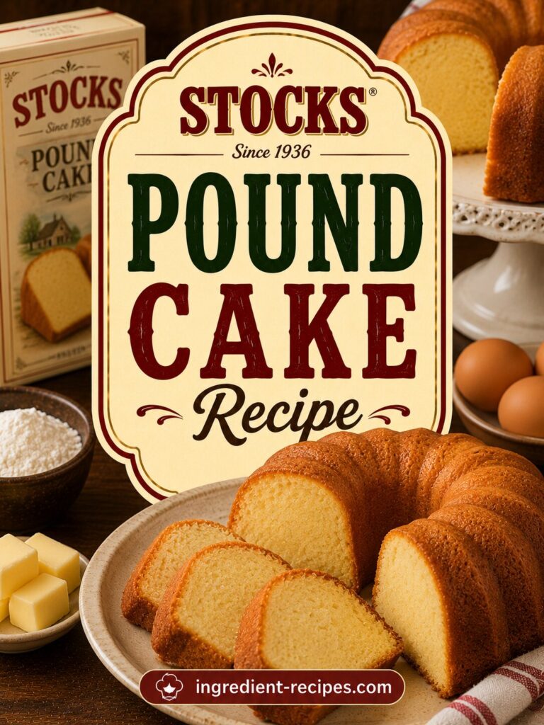 Stocks Pound Cake Recipe