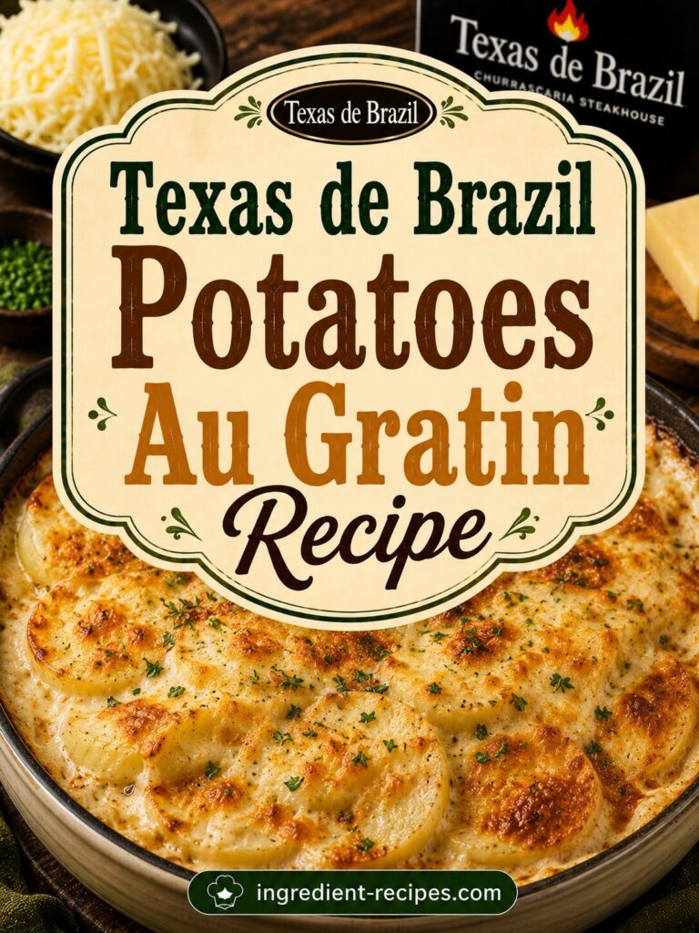 Texas de Brazil Potatoes Au Gratin Recipe: Steakhouse Potatoes