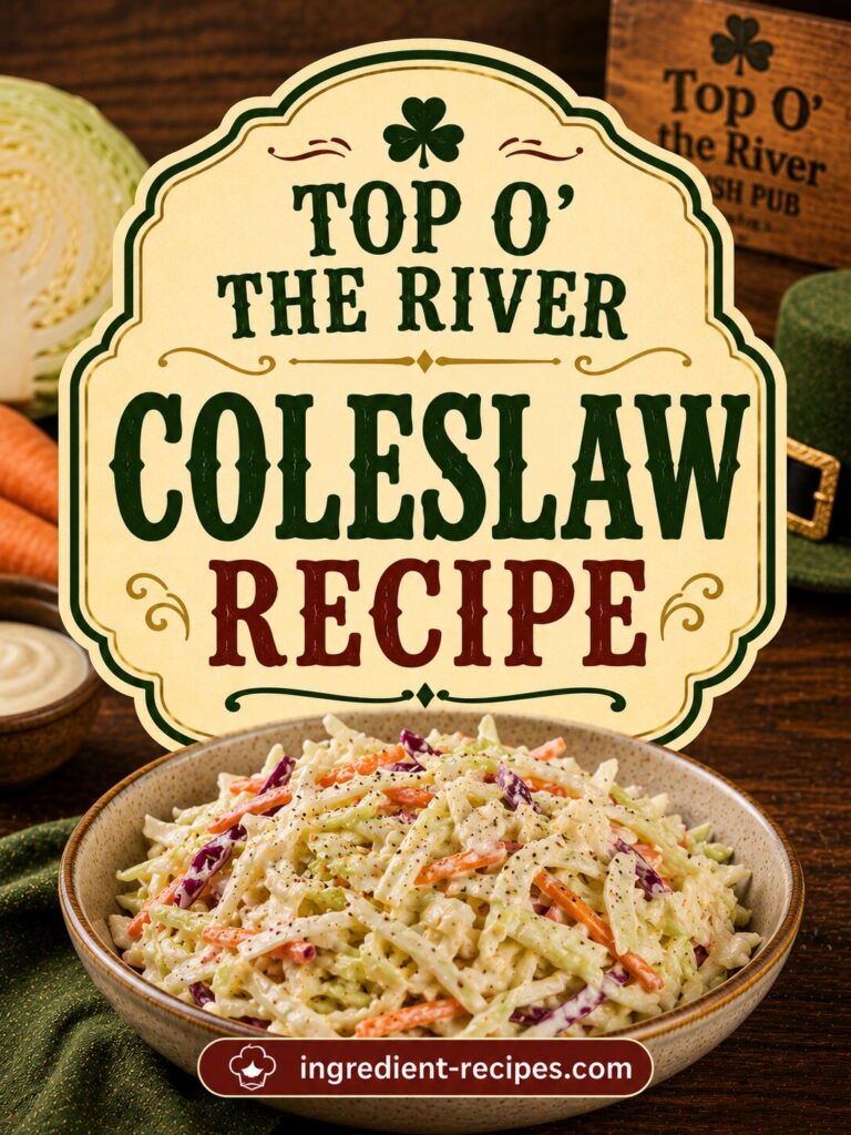 Top O’ the River Coleslaw Recipe: Sweet and Tangy Delicacy