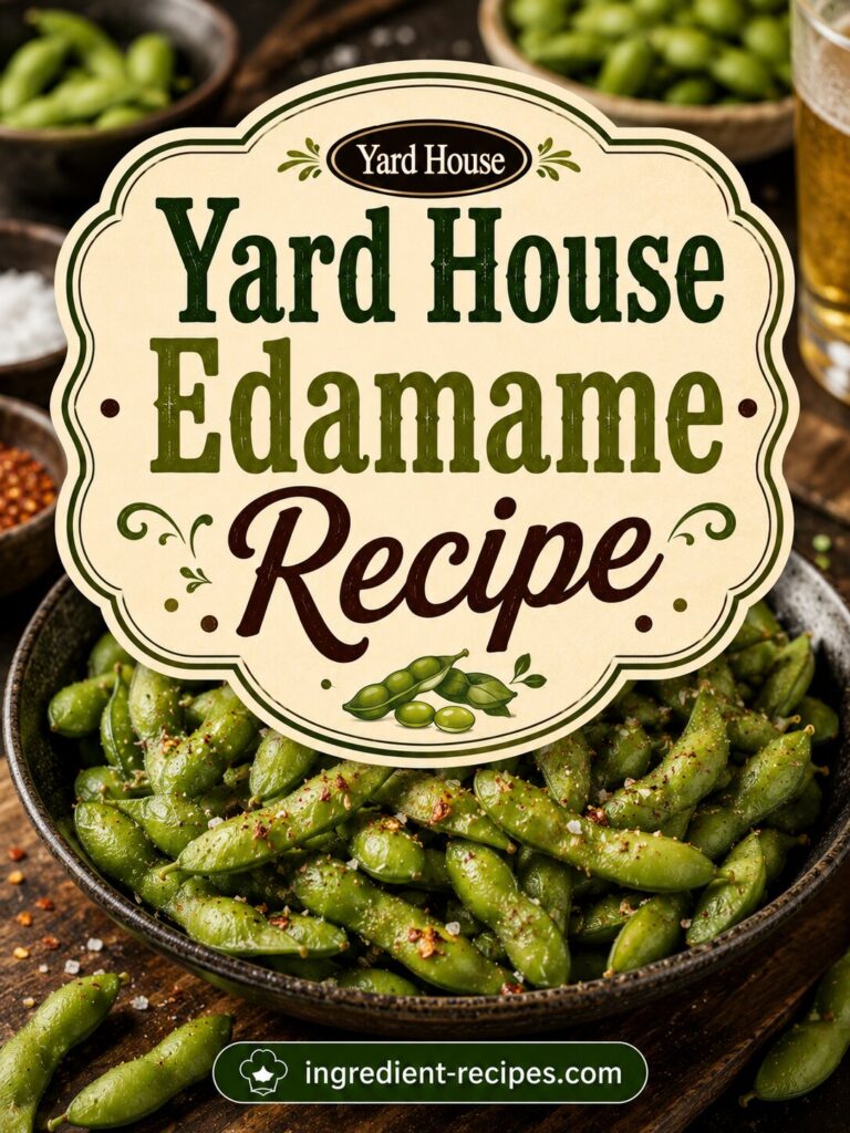 Yard House Edamame Recipe: Hot and Spicy Garlic Copycat
