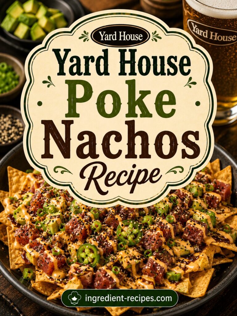 Yard House Poke Nachos Recipe: Wonton Loaded with Ahi Tuna