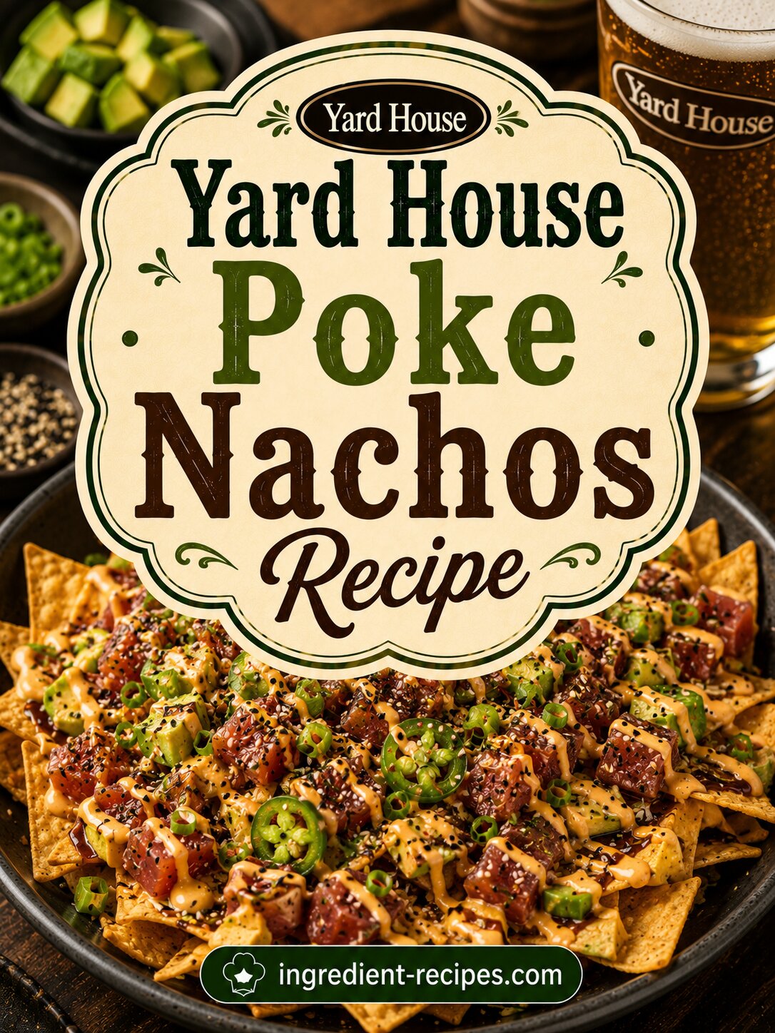 Yard House Poke Nachos Recipe: Wonton Loaded with Ahi Tuna