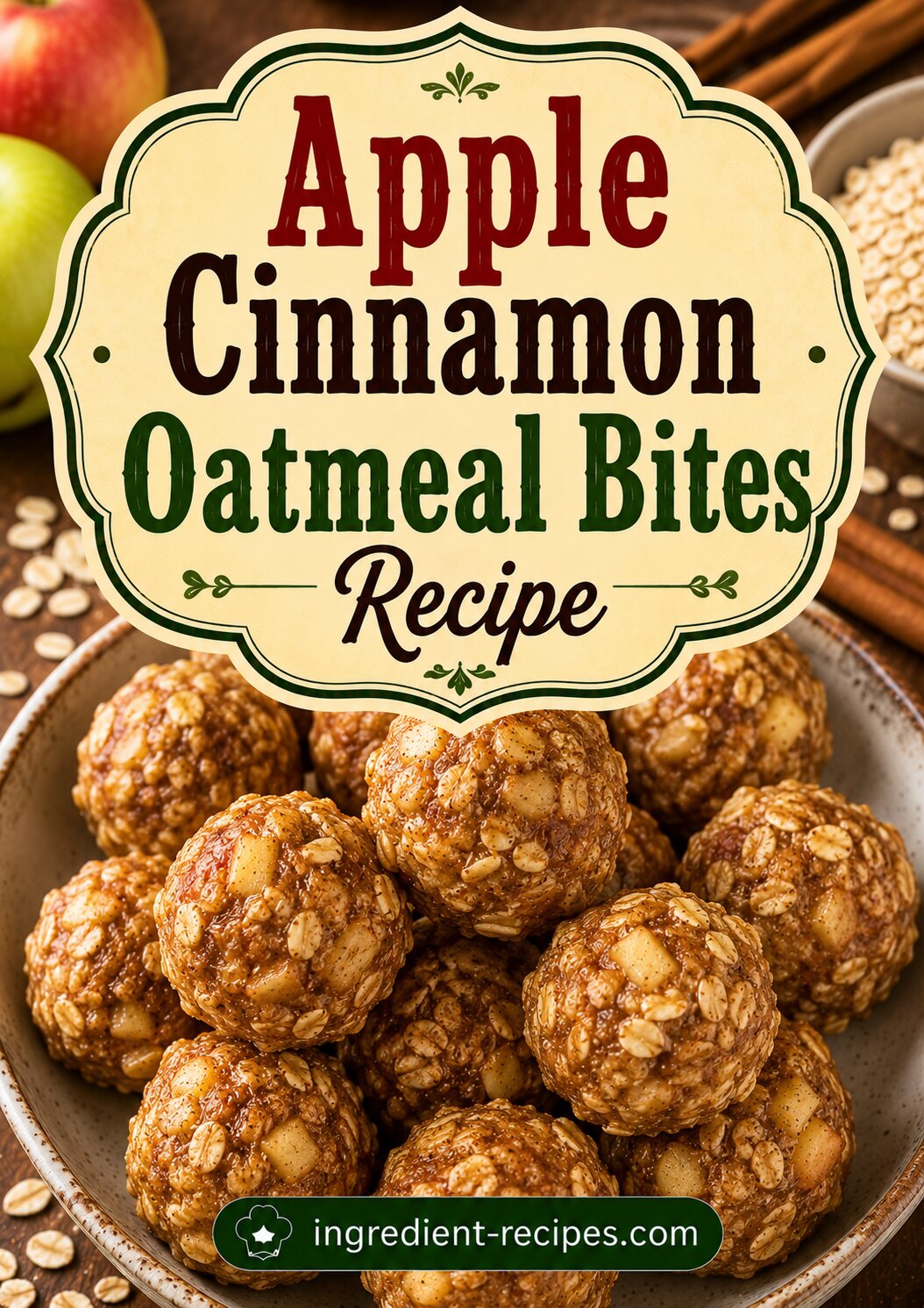 Apple Cinnamon Oatmeal Bites Recipe