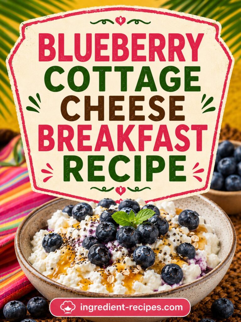 Blueberry Cottage Cheese Breakfast Recipe