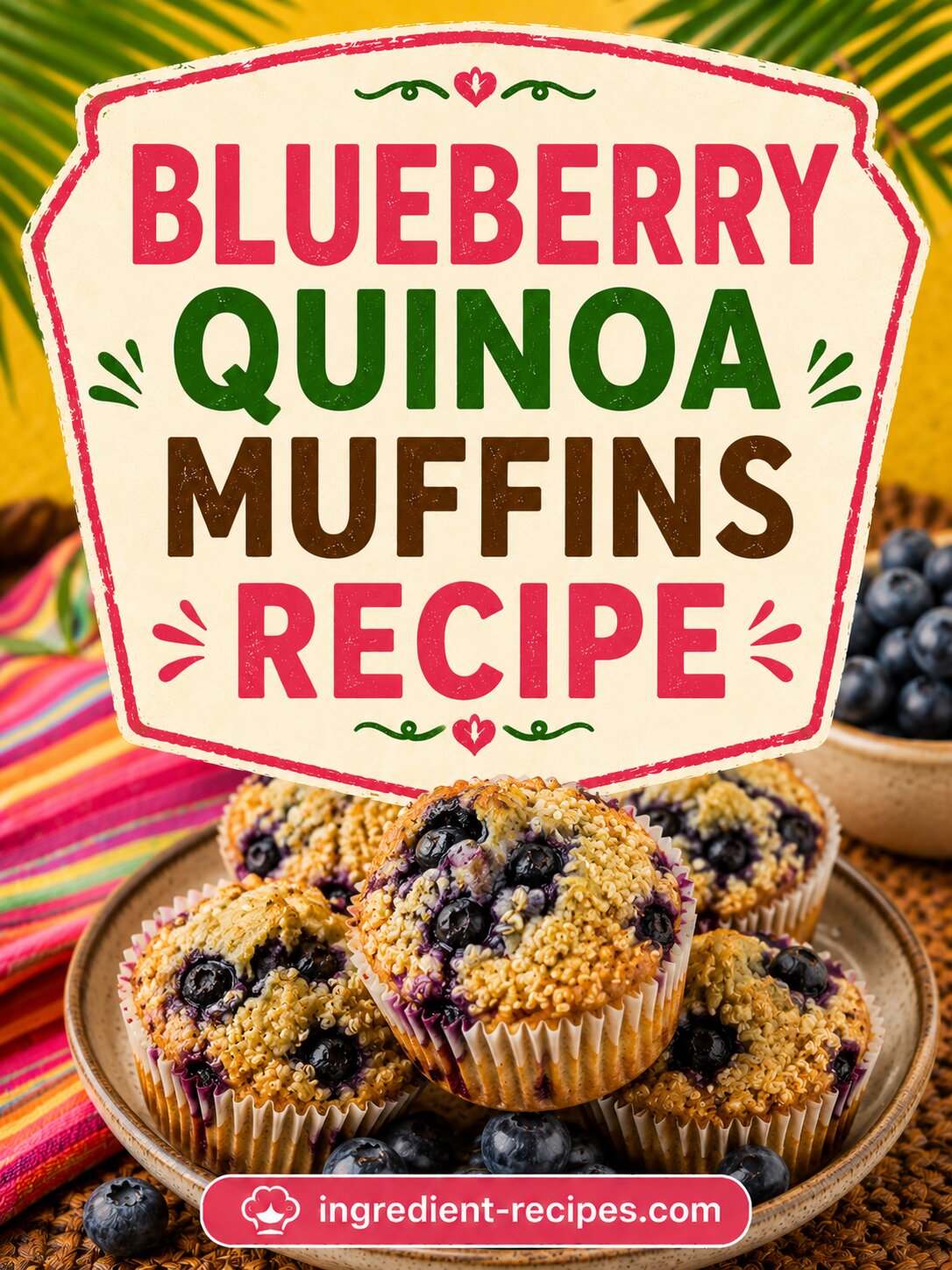 Blueberry Quinoa Muffins Recipe