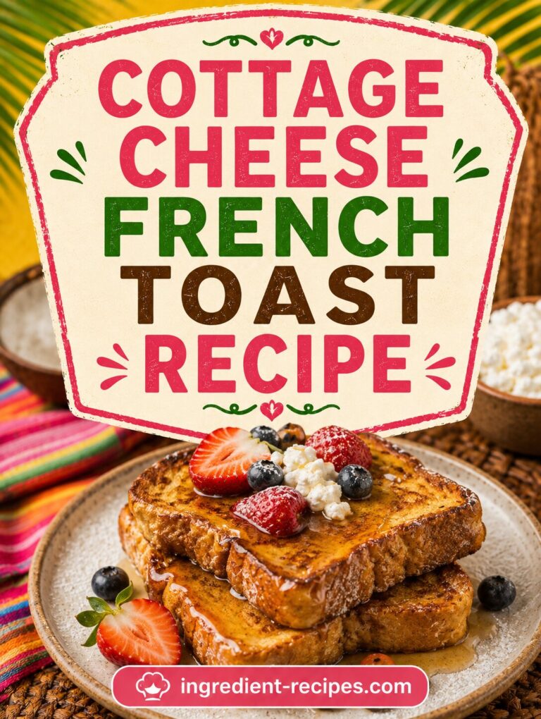 Cottage Cheese French Toast Recipe: High-Protein Delicious Breakfast
