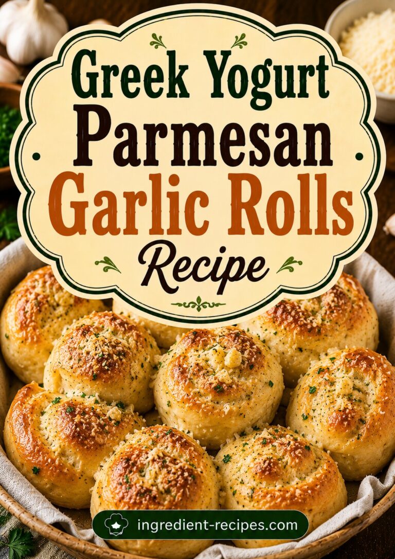 Greek Yogurt Parmesan Garlic Rolls Recipe