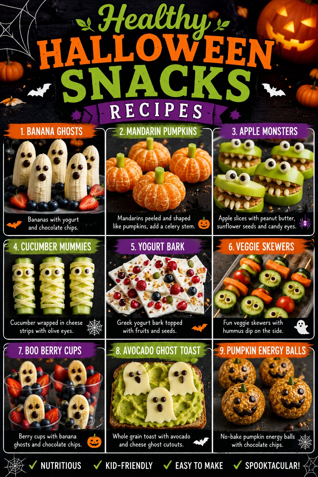 Healthy Halloween Snacks Recipes