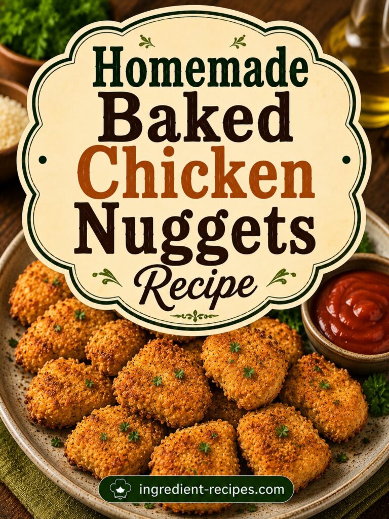 Homemade Baked Chicken Nuggets Recipe: Healthier Than Fried
