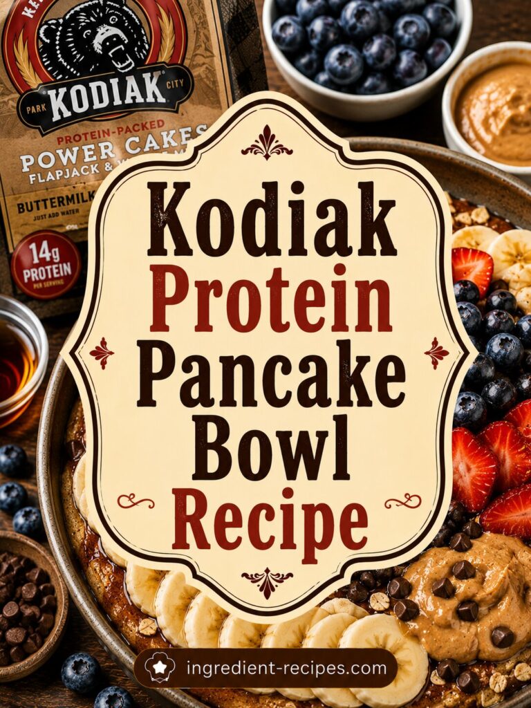 Kodiak Protein Pancake Bowl Recipe