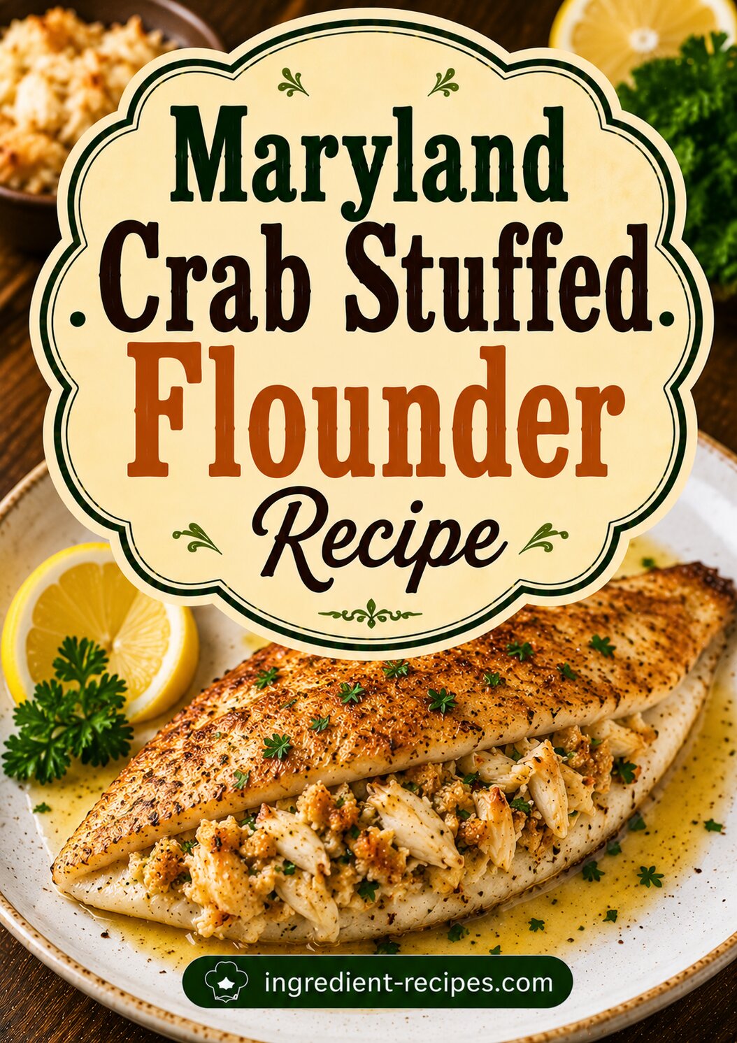 Maryland Crab Stuffed Flounder Recipe: Seafood with Lump Crab