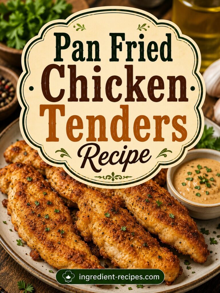 Pan Fried Chicken Tenders Recipe: Under 30 Minutes