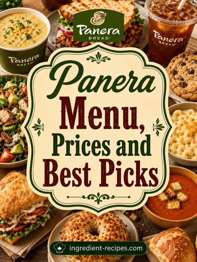 Panera Menu, Prices and Best Picks