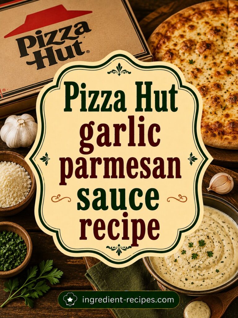 Pizza Hut Garlic Parmesan Sauce Recipe