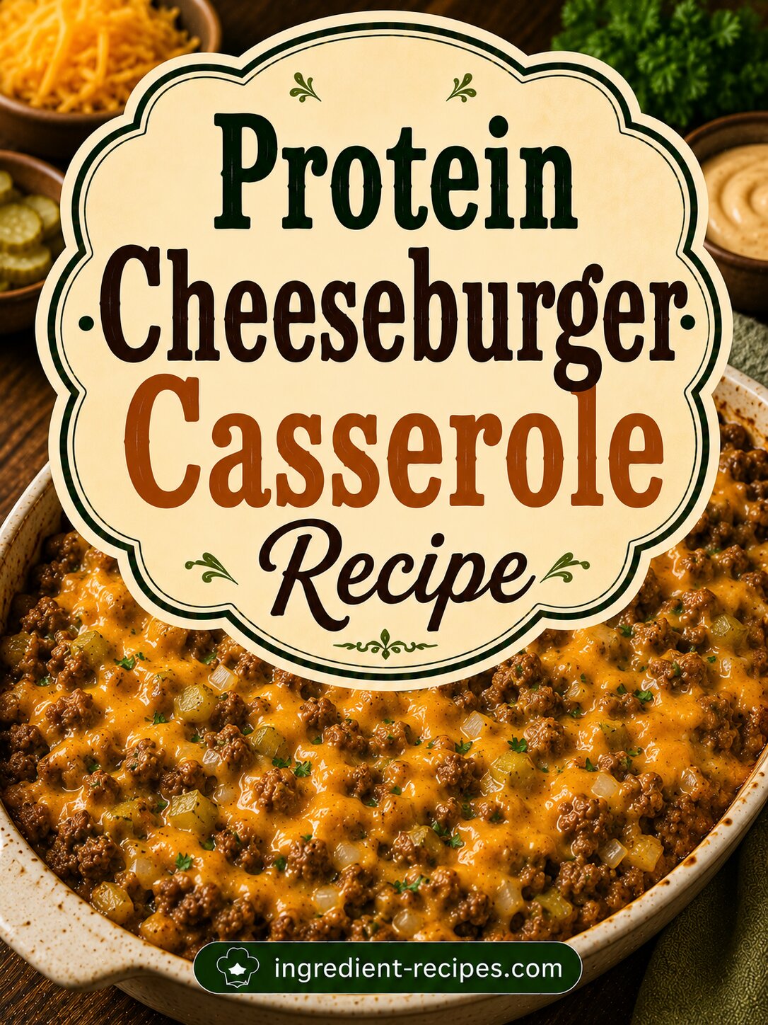 Protein Cheeseburger Casserole Recipe: Perfect for Meal Prep