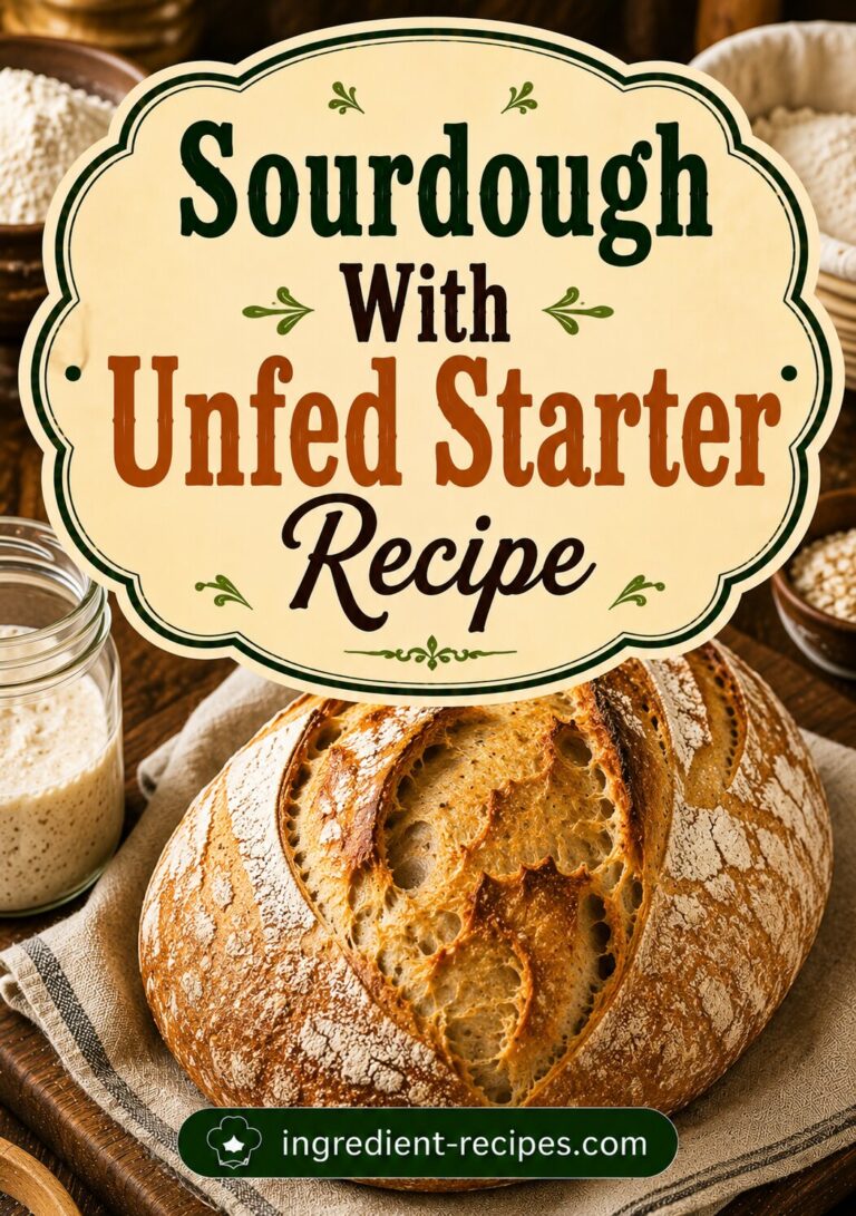Sourdough With Unfed Starter Recipe